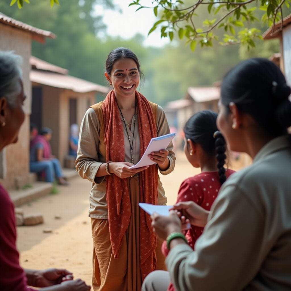 Professional social worker person and life scene